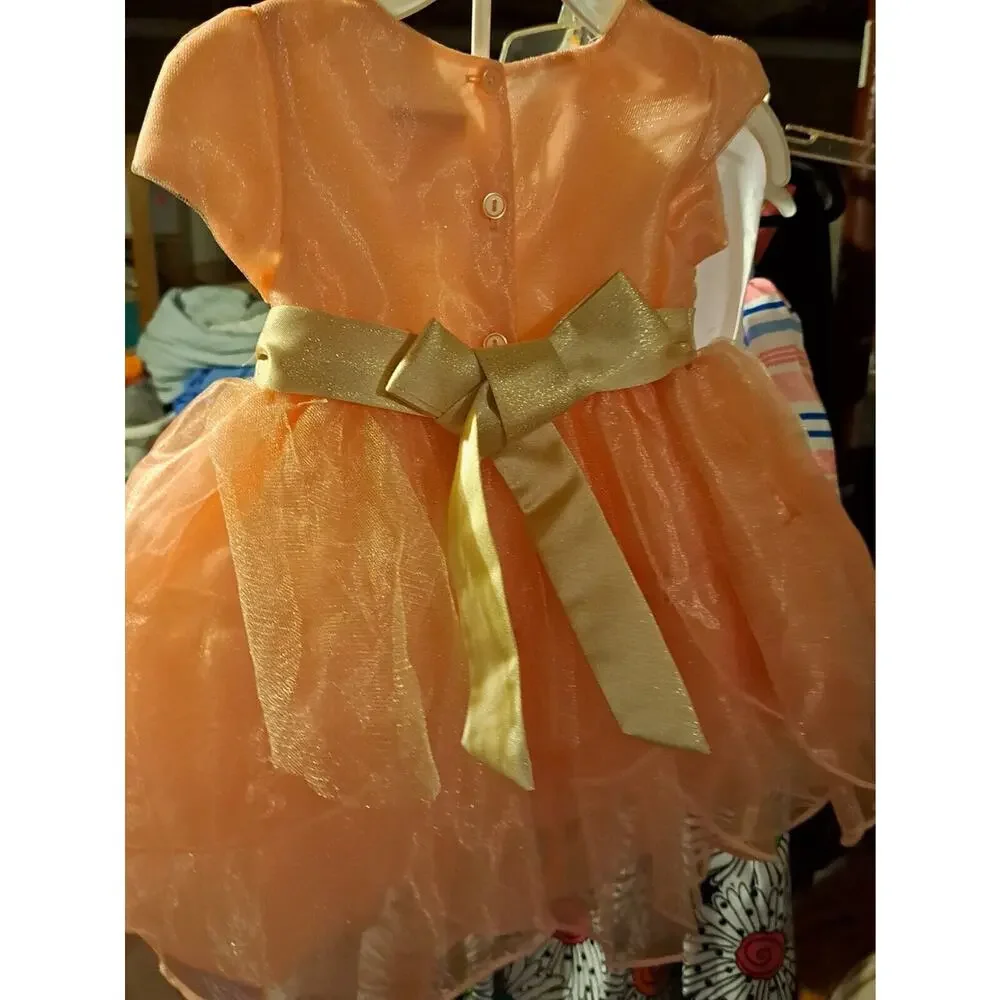 New with Tags 12M Nannette Baby Pink Dress